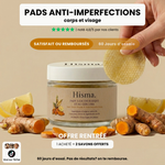 Hisma - 50 Cotons Anti-Imperfections au Curcuma